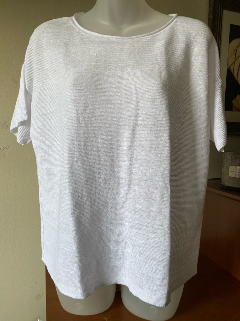 Eileen Fisher 100% Organic Linen Top